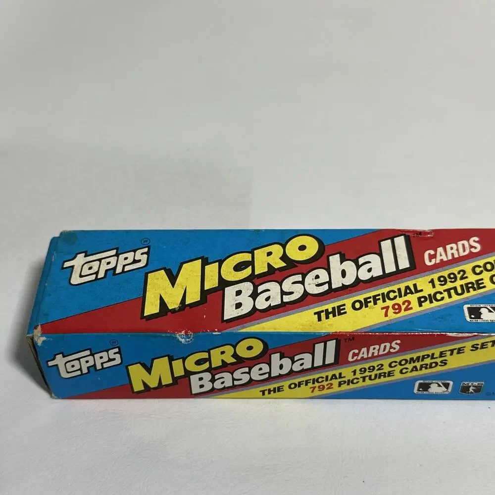 Topps 1992 Micro Baseball Cards -Set of 792 + 12 Micro Gold Cards NIB MLB